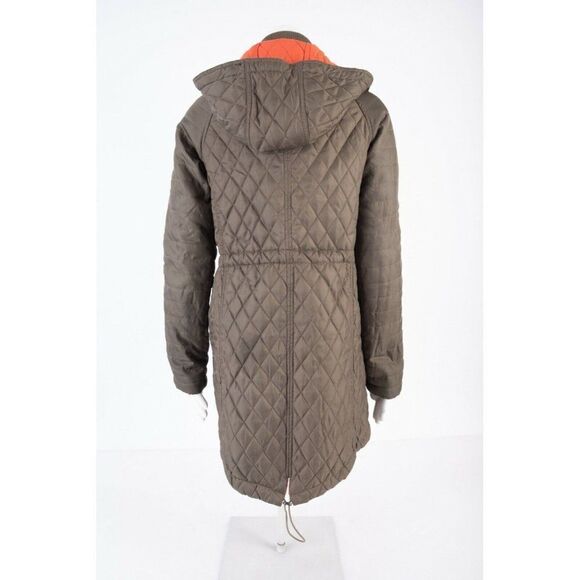 Vince Camuto Womens Olive Green Quilted Jacket - Picture 4 of 7